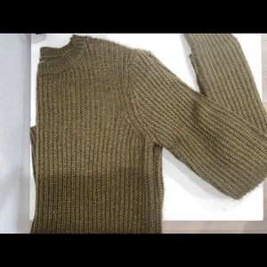 Love Culture Olive Green Knit Sweater